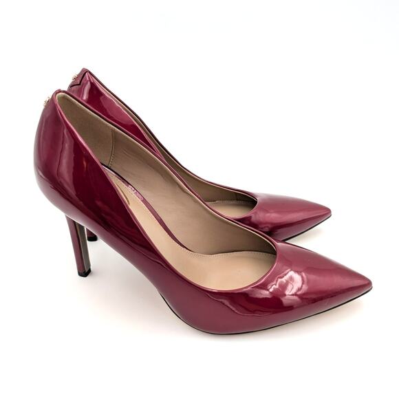 Sam Edelman Hazel Pointed Toe Women's Pump Holly Red Patent Leather US7.5M - Picture 4 of 11